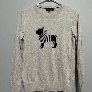 Women’s Banana Republic Cat Bandit crewneck Tan‎ Sweater Small Catlovers